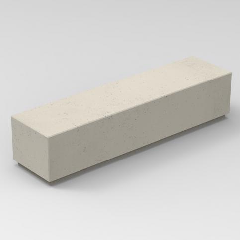 Siedzisko RELAX deco 200 wykonane w technologii betonu architektonicznego