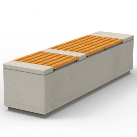 Ławka RELAX 2.1 deco z betonu architektonicznego