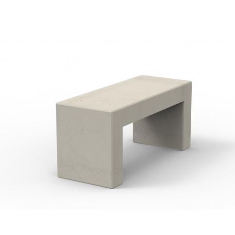 Siedzisko betonowe TARA deco bez odeskowania,  długość 100 cm