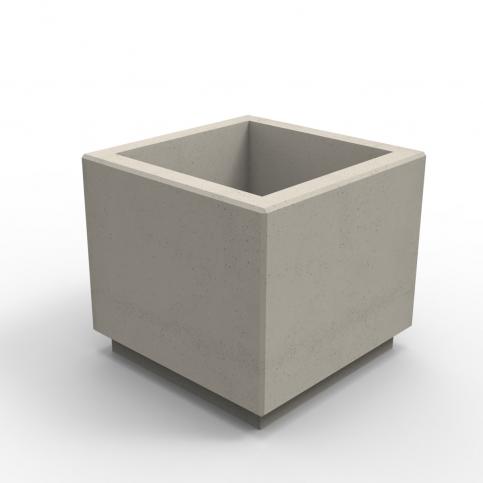 Nowoczesna donica zewnętrzna z serii RELAX deco, wykonana w technologii betonu architektonicznego. 