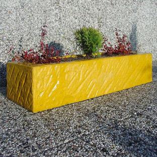 Donica betonowa wykonana z betonu barwionego
