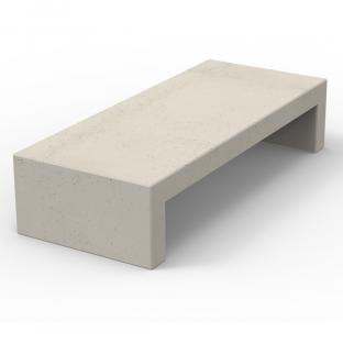 Siedzisko betonowe dostępne w wielu wariantach  wykończenia powierzchni betonu. 