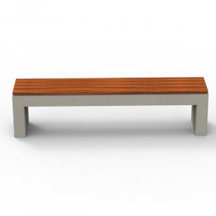 Nowoczesna ławka betonowa z serii ławek oraz siedzisk TARA deco, wykonana w technologii betonu architektonicznego.