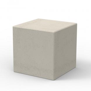 Siedziska wykonane w technologii betonu architektonicznego.