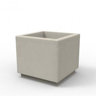Nowoczesna donica zewnętrzna z serii RELAX deco, wykonana w technologii betonu architektonicznego. 