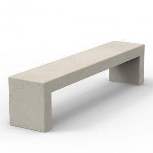 Siedzisko betonowe TARA deco o długości 200 cm  bez odeskowania